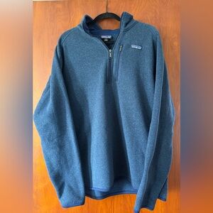 Patagonia Men's Better Sweater 1/4 Zip Pullover - Navy XL